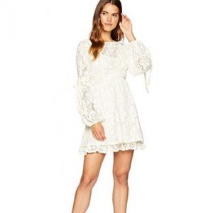 NWT Long sleeve Free People Ruby lace mini dress